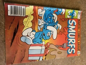 Cómic de cómics de los Pitufos de Marvel vol. 1 no 3 1982 - Imagen 1 de 7