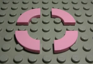 LEGO Carreau - Tuile Rond 1x2 Rose 4 Pièce ( 826#) - Picture 1 of 1