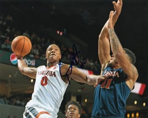 DEVON HALL signed (VIRGINIA CAVALIERS) basketball 8X10 *NBA DRAFT* UVA W/COA #3 - Picture 1 of 1