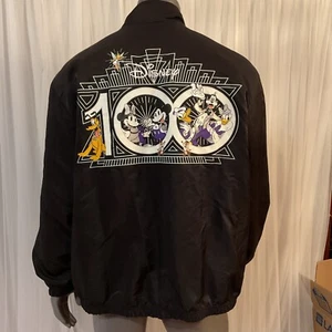 2023 Disney Parks 100 Years Platinum Mickey & Friends Black Jacket XXL - Picture 1 of 11