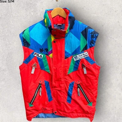 FILA VINTAGE 1996 SLEEVELESS VEST Size Small/medium  - Image 1 of 3