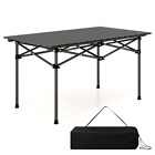Table De Camping Pique-Nique Pliante En Aluminium 95X55X50 CM Table De Jardin