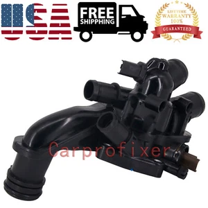 For Mini Cooper 1.6L 2007-13 Thermostat Assembly w/ Housing & Sensor 11537647751 - Picture 1 of 12