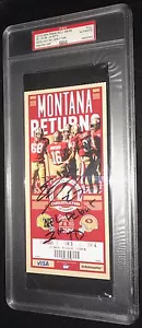 Eddie Lacy "NFL Debut & 1st TD" Signed Autographed Full Ticket 9/8/2013 PSA - Picture 1 of 3