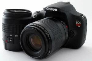 CANON EOS REBEL T5 18.0MP 35-80/80-200mm [Exc+++] w/8GB SD Card,Strap [650] - Picture 1 of 12