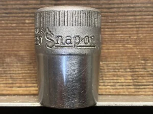 Rare Vintage Snap On DH220 11/16” Socket 1/2” Drive 12 Point USA - Picture 1 of 7