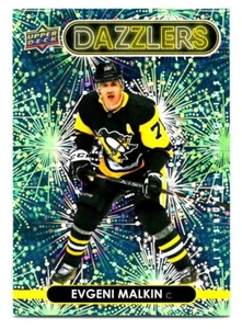 2021-22 Upper Deck Dazzlers Blue Evgeni Malkin Pittsburgh Penguins #DZ-86 - Picture 1 of 2