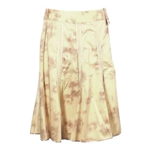 Old Navy Y2K 2006 Light Yellow A-Line Low Waist Midi Skirt Size 6 NWT - Picture 1 of 13