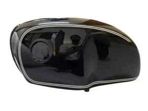 BMW R100 RT RS R90 R80 R75 GLOSS BLACK STEEL PETROL FUEL GAS TANK |Fit For - Picture 1 of 6