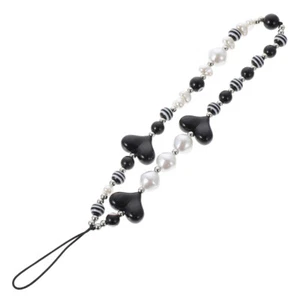 Bead Wrist Lanyard Heart Beaded Phone Chain Beaded Phone Chain Strap - Zdjęcie 1 z 12