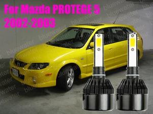 Kit de faros LED para PROTEGE 5 2002-2003 H7 6000K blanco CREE bombillas haz bajo - Imagen 1 de 9