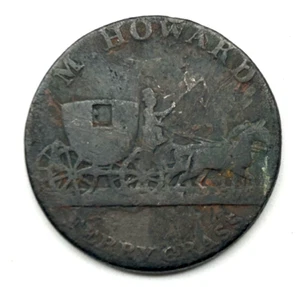 JAMAIKA M.HOWARD FERRY GRAS PENNY TOKEN 1770 - Bild 1 von 2