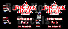 Black Jack Speed Shop 1/18th Scale Fantasy Hot Rod / Drag Car Waterslide Decal