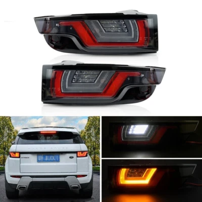 For Range Rover Evoque 12-18 Smoked Dynamic Turn Signal Lamp LED Tail Light Kit - Image 1 of 4