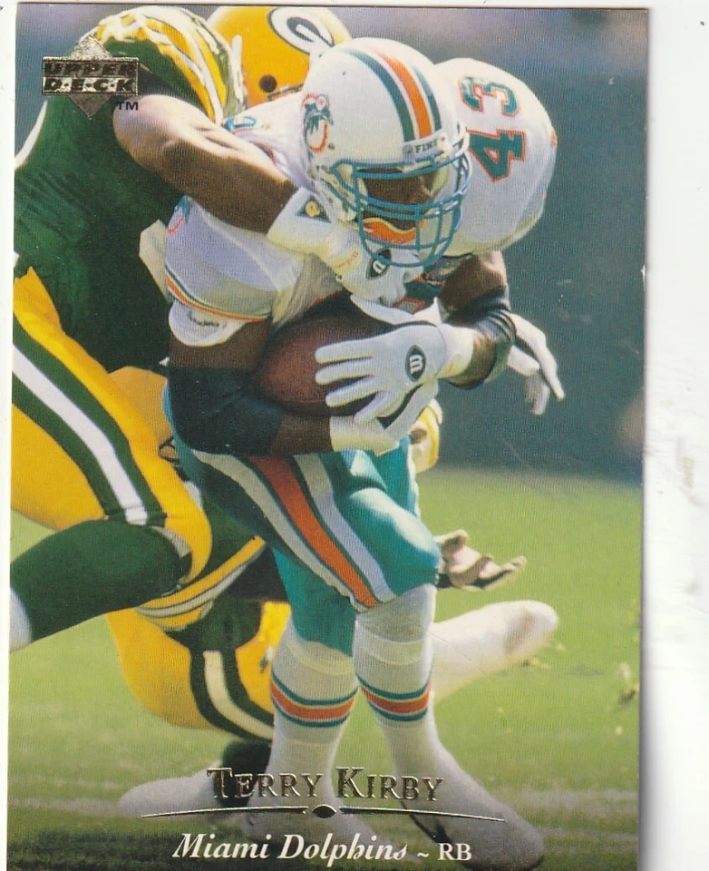 FREE SHIPPING-MINT-1995 Upper Deck Terry Kirby #131 DOLPHINS - Image 1 of 1