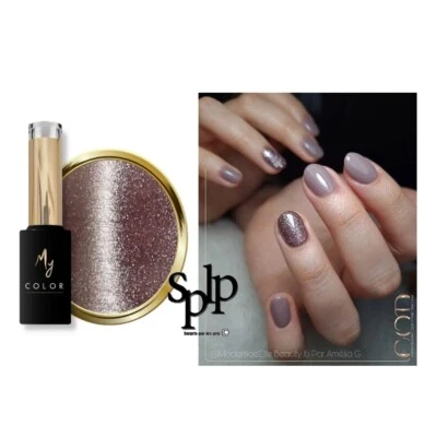 My Color Nagellack Halb Permanent To The Moon 90277 Brown Violine Hell- - Bild 1 von 2