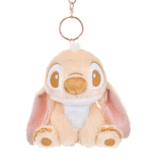 +Japan Tokyo Disney Store Stitch Plush Toy Keychain Christmas Shiny Color - Picture 1 of 5