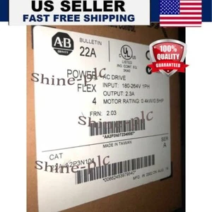 1PCS NEW Allen Bradley 22A-A2P3N104 Via DHL or Fedex 22AA2P3N104 US Free Tax - Afbeelding 1 van 2