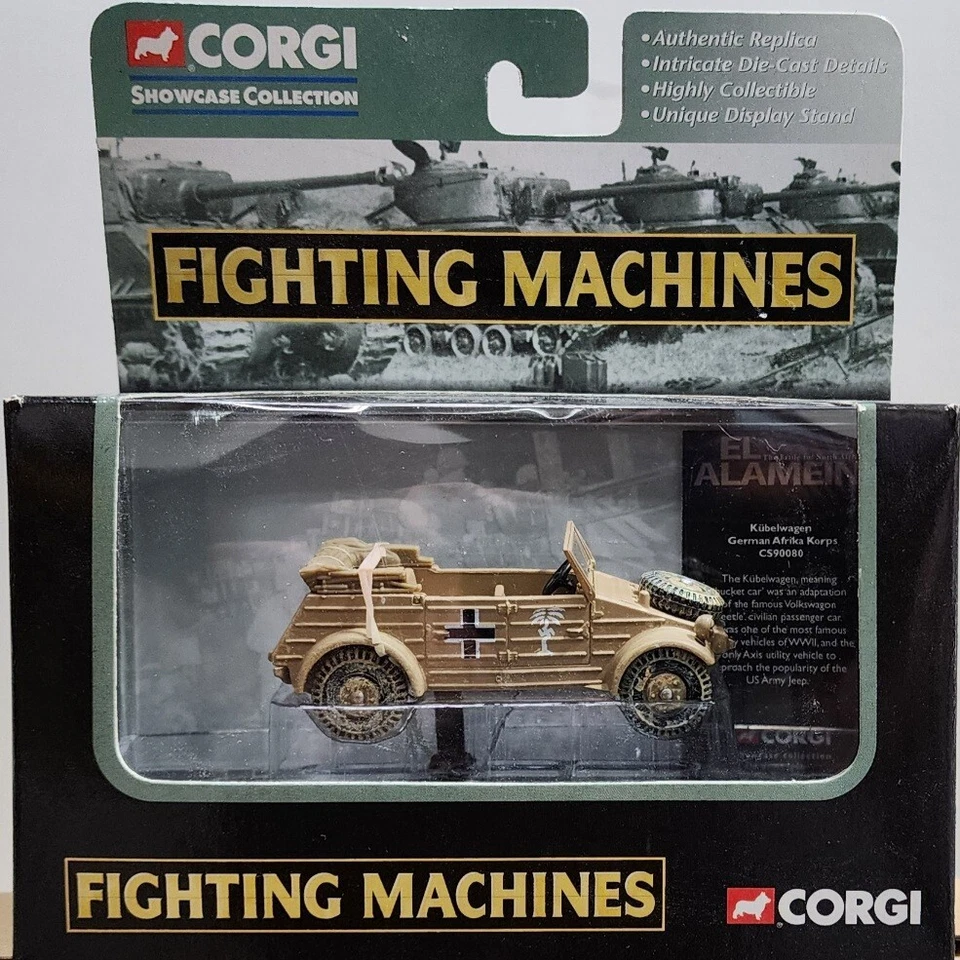 Corgi Fighting Machines Afrika Korps Kubelwagen CS90080 - Image 1 of 3