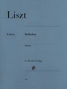 Liszt Ballades Piano Solo Henle Urtext Advanced Classical Sheet Music Book - Picture 1 of 1