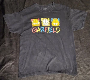 Preowned Garfield T-shirt Black Medium - Picture 1 of 2