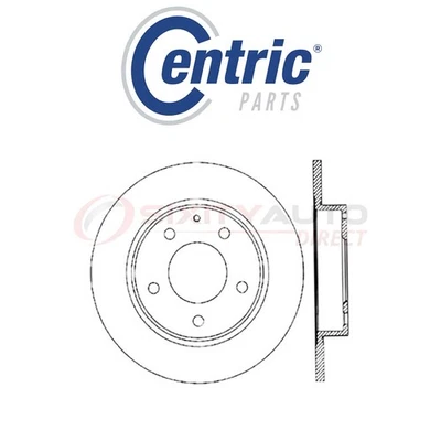 Centric C-TEK Disc Brake Rotor for 2002-2003 Mazda Protege5 2.0L L4 - Kit rt - Изображение 1 из 4