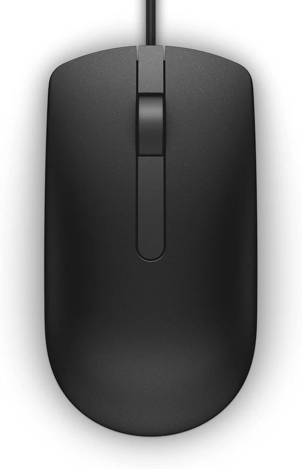 Dell MS116 Mouse USB 570-AAIS Black  - Image 1 of 4