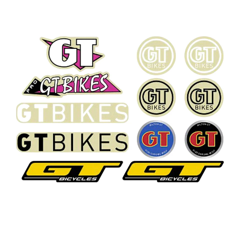GT Bikes Retro 12x STICKER Set Oldschool
