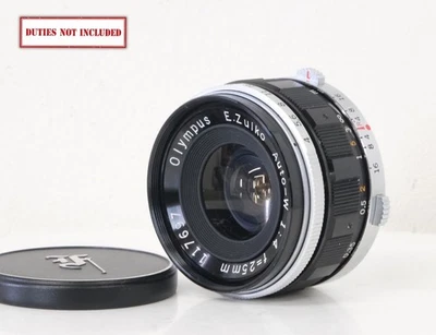 [MINT] Olympus E.Zuiko Auto-W 25mm F4 for Pen F FT FV Wide Angle Lens FromJAPAN - Image 1 of 4