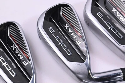 Left Hand Cobra F-Max Superlite Irons / 5-PW+SW / Regular Flex KBS Tour 90 - Image 1 of 4