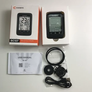 COOSPO Bike Computer Wireless ANT+ w Bluetooth 2.4" LCD Screen BC107 - Picture 1 of 6