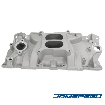 Colector de admisión 2701 dirección asistida eléctrica para Chevrolet 1955-86 262-400 SBC Foto 1 de 4