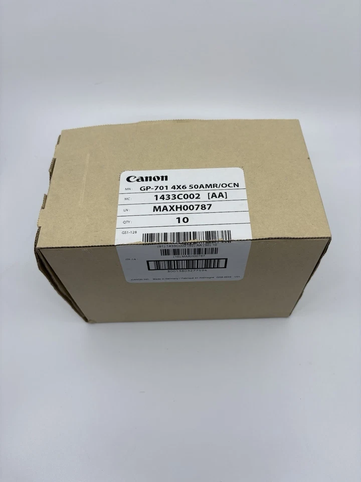 Canon Photo Paper Glossy GP-701 50 Sheet Packs 4" " 150 Total