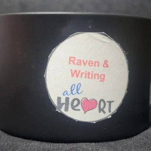 Raven & Writing Handmade Candle - Picture 1 of 4