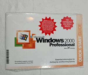 Vintage MICROSOFT WINDOWS 2000 Professional W/SP3 OS Operating System NEW SEALED - Picture 1 of 2