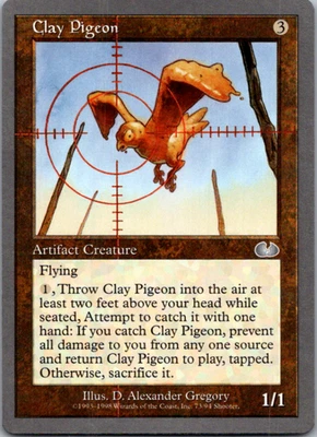 Clay Pigeon U Unglued 73 NM - Image 1 of 2