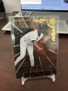 1998 Donruss The Untouchables Press Proof Gold /500 Pedro Martinez #384 HOF - Bild 1 von 2