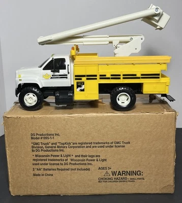 Caminhão caçamba utilitário elétrico e leve DG Productions Wisconsin 1995-1-1 novo na caixa - Imagem 1 de 4