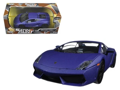 1/24 Lamborghini Gallardo LP 560-4 Diecast Model Car Matt Purple Motormax - Image 1 of 2