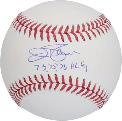 Béisbol firmado por Jim Palmer Orioles de Baltimore con inscripción "73, 75, 76 AL CY" Foto 1 de 3