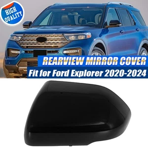 For Ford Explorer 2020-2024 Black Exterior Rearview Mirror Cover Cap Left Side * - Picture 1 of 12