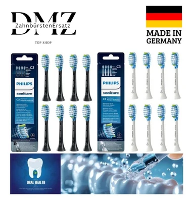 16/8/4er Pack Philips Sonicare C3 Premium Plaque Bürstenköpfe für HX9048 W2 C1~