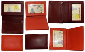 Estuche para tarjetas RFID cuero identificación de tarjetas de crédito de negocios cuero genuino 40 tarjeteros - Imagen 1 de 36