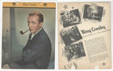 F5-14 Dixie Cup, Premium, 1948, Movie Stars, Bing Crosby