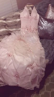 Quinceañera Prom or Formal Dress for Young Lady Alyce Designs Baby Pink SZ 4  - Image 1 of 4