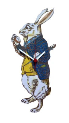 LARKRISE DESIGNS Reloj Alicia en el País de las Maravillas Marzo Liebre - Reloj Alicia en el País de las Maravillas AW7-C