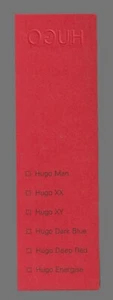 Carte publicitaire - advertising card - Hugo d'Hugo Boss N° 3 recto verso - Imagen 1 de 2