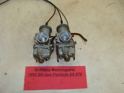 1995 Ski-Doo Formula SS 670 Mikuni snowmobile carbs carburetors throttle cable - Image 1 of 4