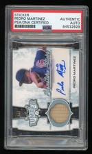 Pedro Martinez PSA/DNA (#6/7) 2021 Leaf Lumber Auto Game Used Bat Relic HOF