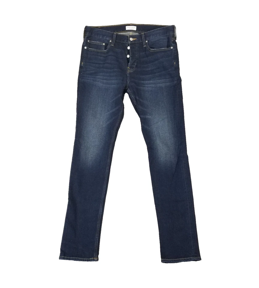 Five Four Los Angeles Jeans Hombre 36x34 Slim Recto Azul Elástico Denim Pantalones Foto 1 de 4